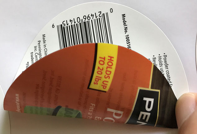 Two Sided Printed Label