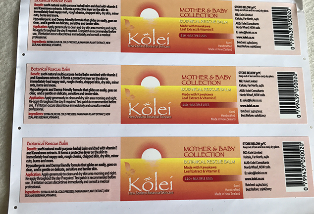 Cosmetic Labels Printing