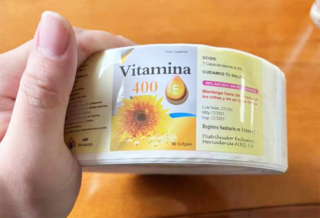 Custom Vitamin Labels