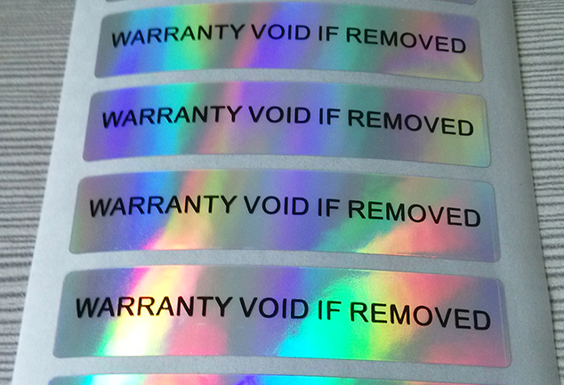 Holographic Security Labels