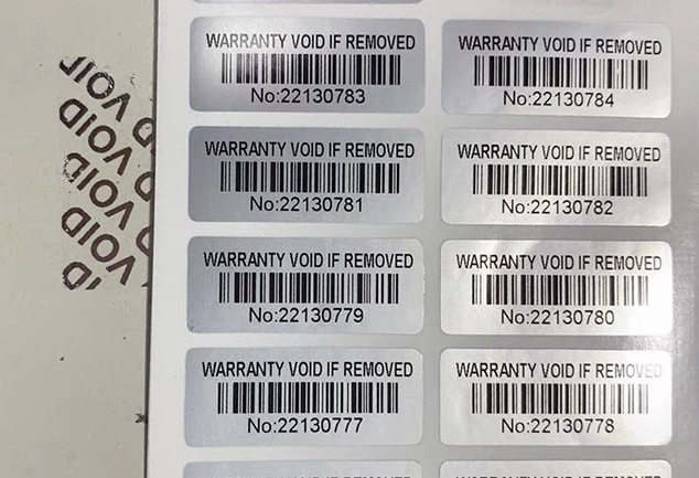 Security Barcode Labels